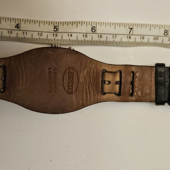 Fossil Mens Big Tic Jr-8198 Dragon Display Leather Strap Watch - Picture 10 of 15